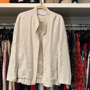 Zara Beige Women's Blazer